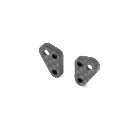 FRONT ARM CARBON EXTENSIONS FOR SHOCK ABSORBERS (L+R) - XRAY - 332190