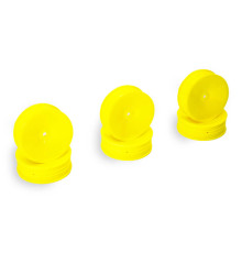 BUGGY FRONT 1/10 2WD SLIM WHEEL YELLOW - 3 PAIRS - CENTRO - C0260Y