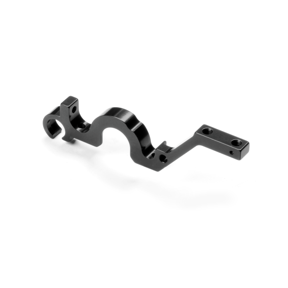 ALU LOWER BULKHEAD REAR - LEFT – BLACK - XRAY - 333028