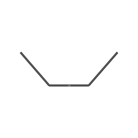 Barre anti-roulis arrière 1.6mm sur roulements - XRAY - 333477
