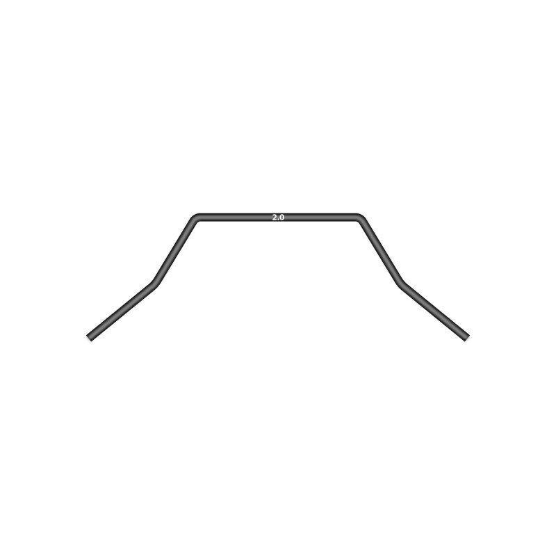 Barre anti-roulis arrière 2.0mm sur roulements - XRAY - 333490