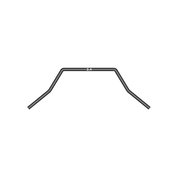 Barre anti-roulis arrière 2.4mm sur roulements - XRAY - 333494