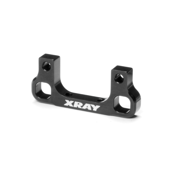 ALU REAR LOWER 1-PIECE SUSPENSION HOLDER - BLACK - RR - XRAY - 333722