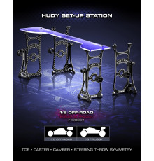HUDY SET-UP STATION FOR 1/8 OFF-ROAD CARS & TRUGGY - HUDY - 108801