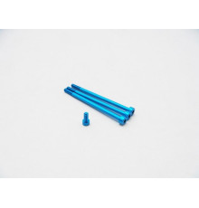  XeRun V10 G2 Aluminum Screw Set [T-Blue] - 48334 - HIRO SEIKO