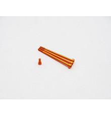  XeRun V10 G2 Aluminum Screw Set [Orange] - 48338 - HIRO SEIKO
