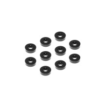 Rondelles alu noires 3x7.5x2.0mm (10) - XRAY - 303137-K