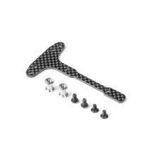 GRAPHITE CHASSIS T-BRACE - FRONT - SET - XRAY - 361299