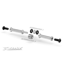 FRONT ALU. ACTIVE BRACE - SET - 372080 - XRAY
