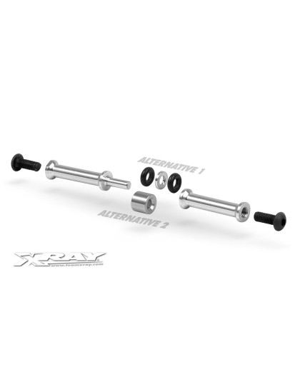 FRONT ALU. ACTIVE BRACE - SET - 372080 - XRAY