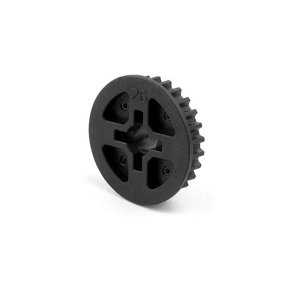 COMPOSITE BELT PULLEY 26T - MID-SIDE - 335886 - XRAY