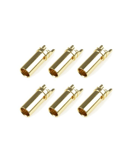 TEAM CORALLY - BULLIT CONNECTO R 3.5MM - FEMALE - GOLD PLATED - C-501