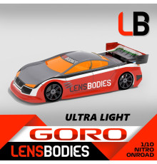 1/10 ONROAD BODY GORO ULTRA LIGHT WEIGHT - HOT RACE