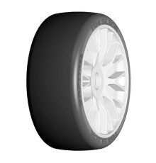 GT 1/8 T04 Slick XM4 (SoftMed) on FLEX wheels (2) - GRP - GTH04-XM4