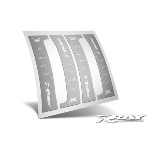 FUEL LEVEL INDICATOR STICKER (4) - 338690 - XRAY