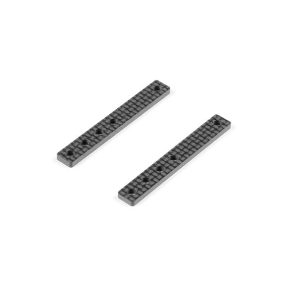 X8 GRAPHITE FRONT CHASSIS BRACE (2) - XRAY - 341190