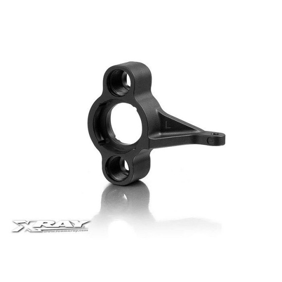 COMPOSITE STEERING BLOCK -1° KINGPIN LEFT - 342222 - XRAY