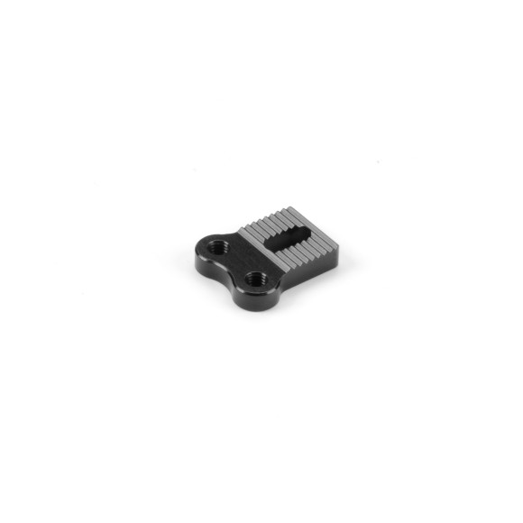 ALU ADJ. UPPER SERVO SAVER ARM PLATE NARROW BLACK - XRAY - 342512-K