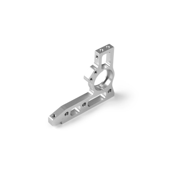 X8 ALU LOWER BULKHEAD REAR - LEFT - SWISS 7075 T6 - XRAY - 343028