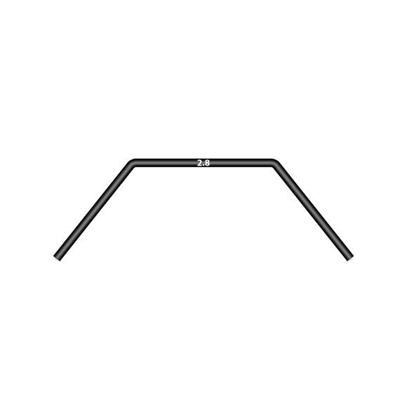 ANTI-ROLL BAR REAR 2.8 MM - XRAY - 343478