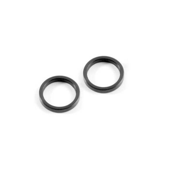 Cales de boite de vitesse alu noires (2) - XRAY - 345592-K