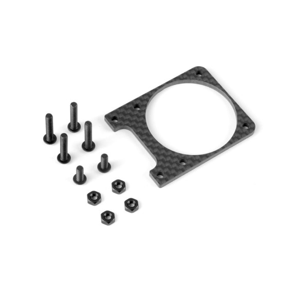RX8E GRAPHITE FAN HOLDER - 346132 - XRAY