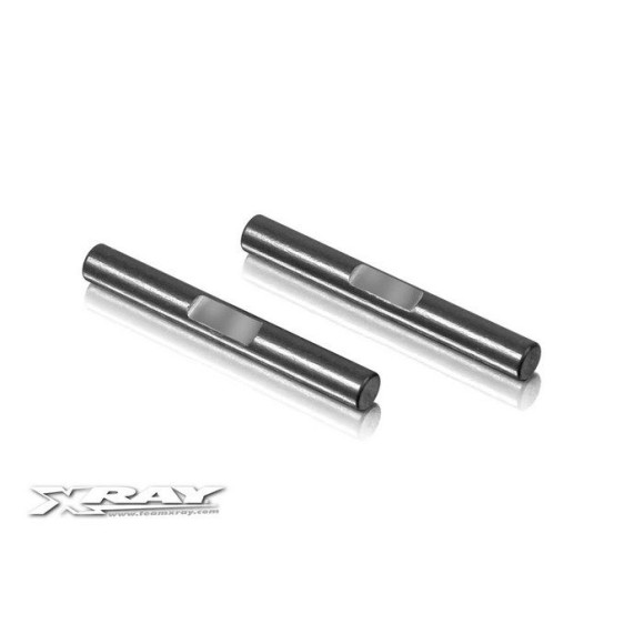 ALU REAR BODY HOLDER ARM PIN - HARD COATED (2) - 347331 - XRAY