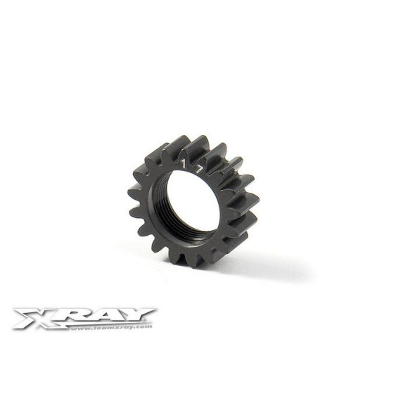 XCA ALU 7075 T6 HARD COATED PINION GEAR - 17T (1ST) - 348517 - XRAY