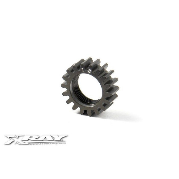 XCA ALU 7075 T6 HARD COATED PINION GEAR - 18T (1ST) - 348518 - XRAY