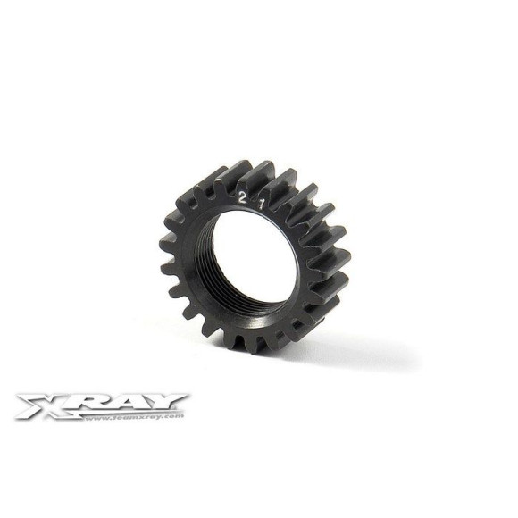 XCA ALU 7075 T6 HARD COATED PINION GEAR - 21T (2ND) - 348521 - XRAY