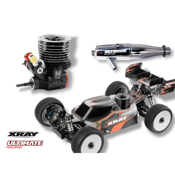 Kit Xray XB8'26 + Engine UR MXR v3 + Pipe Efra 2141 - XRAY -350021-C2