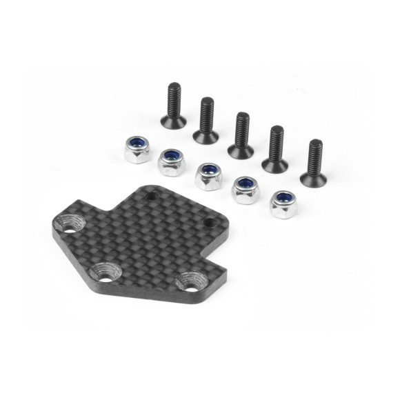 GT GRAPHITE REAR DIFFUSOR ADAPTER PLATE 3.0MM - XRAY - 351235