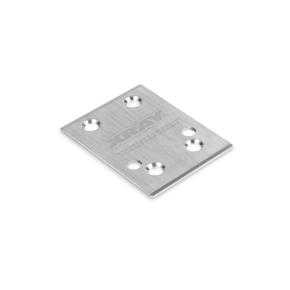 XB8/XB8E STAINLESS STEEL CHASSIS PROTECTOR - REAR - XRAY - 351236