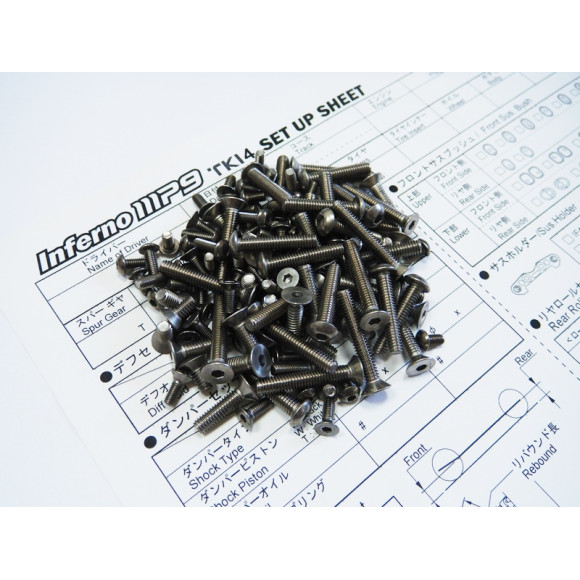  Mp9 Tki4 Titanium Hex Socket Screw Set  - HIRO SEIKO - 48073