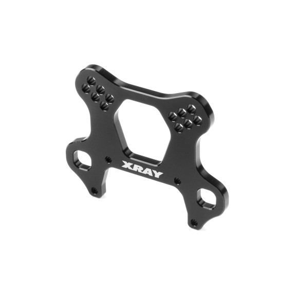 XB8 ALU FRONT SHOCK TOWER SEMI-SPLIT BULKHEAD (4MM) - XRAY - 352054